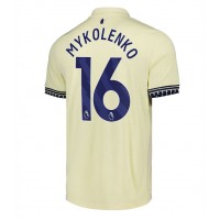 Stroje piłkarskie Everton Vitaliy Mykolenko #16 Koszulka Wyjazdowej 2025-26 Krótki Rękaw